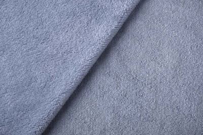 Piece 2 m - bamboo terry in light blue color DS-TU3267/2M
