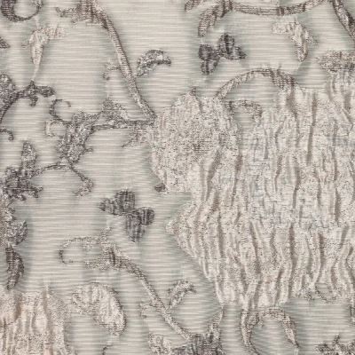 Costume jacquard fabric in gray with flowers 22770/178 (1)