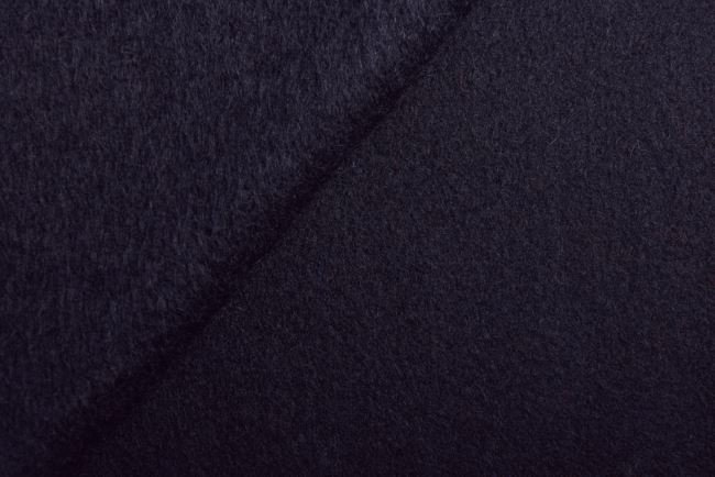 Coat fabric in black with pile Q22301-069