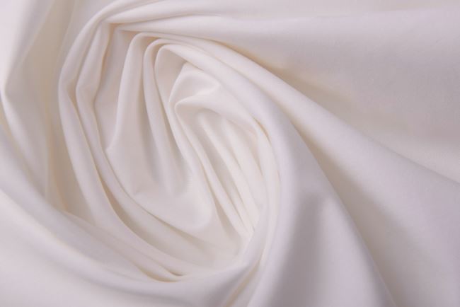 Shirt fabric in cream color BF051
