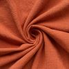 Stonewashed linen in dark orange color 02155/445K