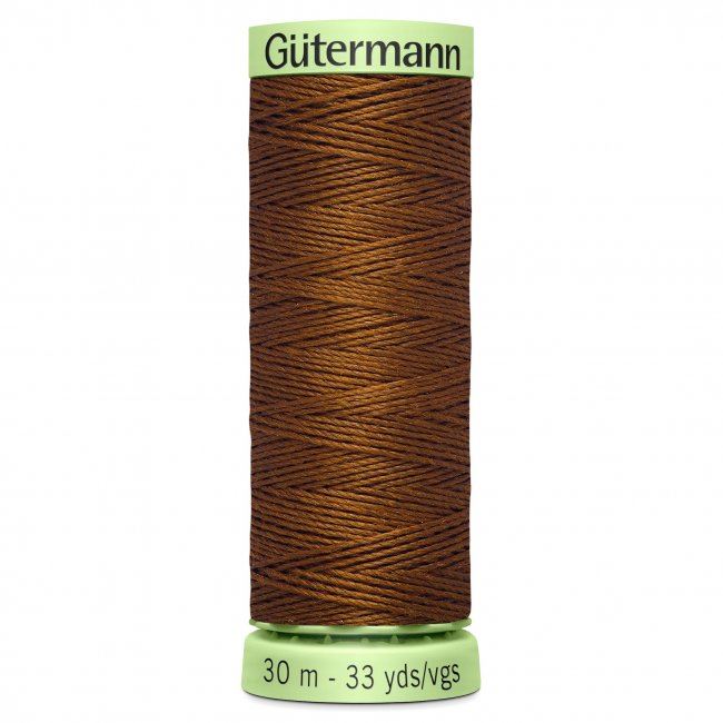 Extra strong Gütermann sewing thread in red-brown color J-650