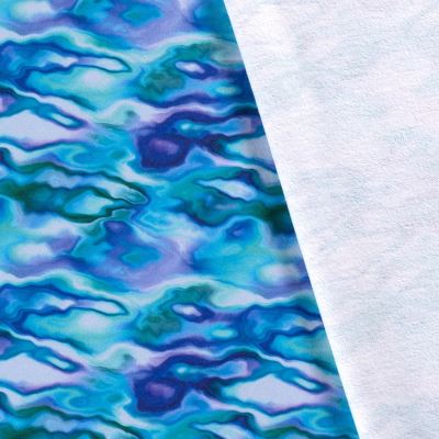 Brushed tracksuit in blue with digital abstract print 19367/006 (3)