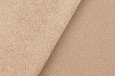 Faux suede in beige color CSCLC-2673/1