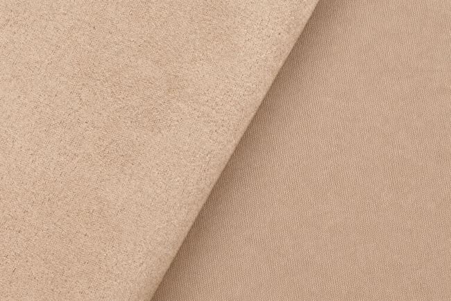 Faux suede in beige color CSCLC-2673/1