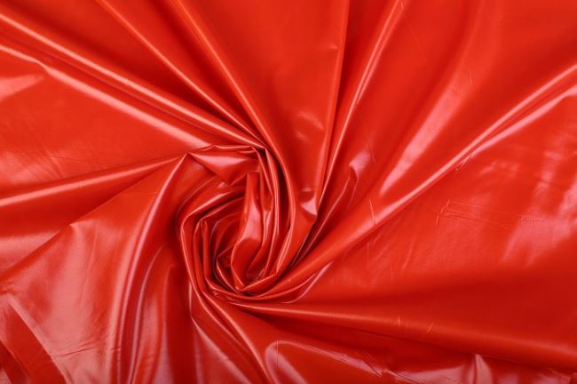 Rust fabric in red color with hydrophobic treatment AB6615