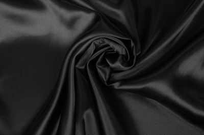 Satin in black color 0141/999
