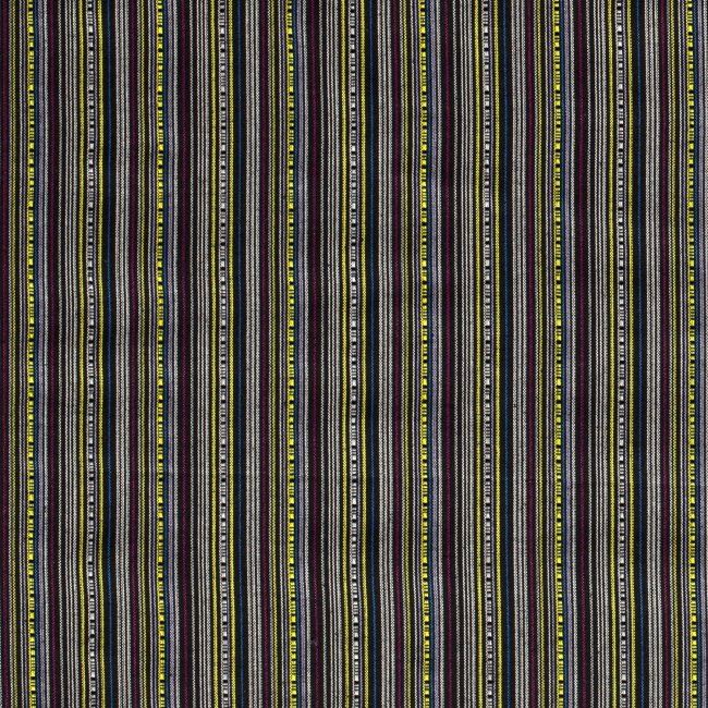 Native American fabric with black woven decorative stripes 13152/023