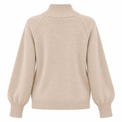 Turtleneck sweater in sand color ITA-SV09 (3)