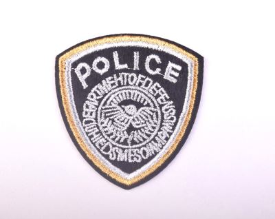 Iron-on patch with the inscription POLICE TH360