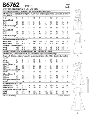 Butterick slip dress size 32-40 B6762-A5 (1)