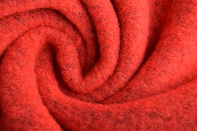 Boiled wool in red color 2099/425 (2)