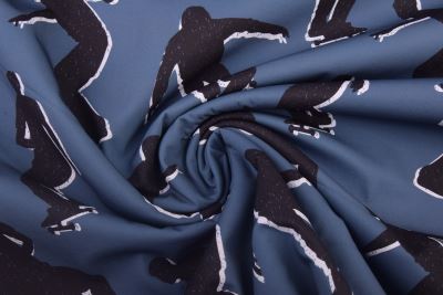 Softshell in blue with digital boy print 24443/007 (3)