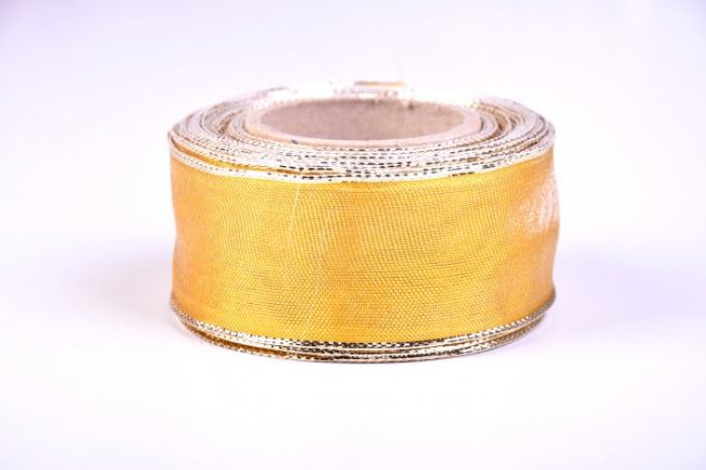 Christmas gold ribbon 40mm 401AHK/12