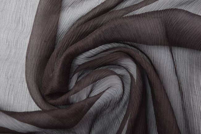 Fine silk in chocolate color HL035