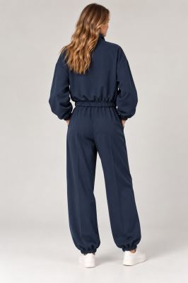 Short jacket in dark blue color ITA-BU10 (3)