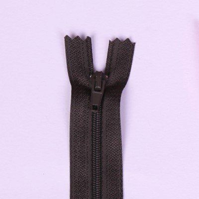 Spiral zipper dark brown 20cm I-3C0-302