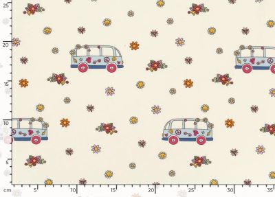 Cream-colored cotton knit with hippie bus print 21817/051 (2)
