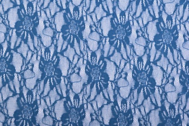 Lace in kerosene color with flowers 10014/024