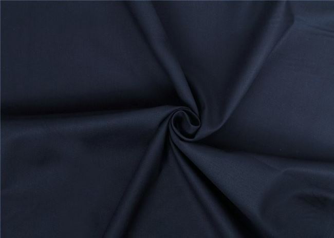Cotton poplin in dark blue color TI656