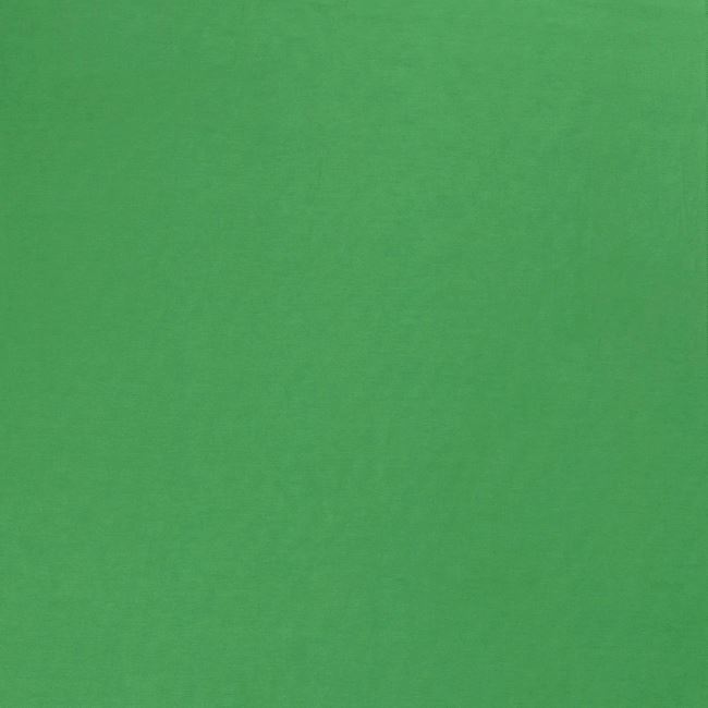 Cotton stretch satin in bright green color 03122/025