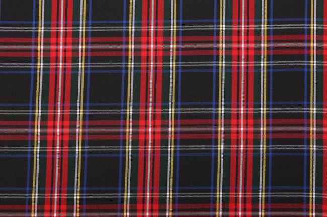 Costume fabric with check pattern 05193/069