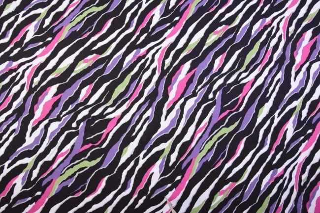 Viscose fabric with abstract print 20068/025