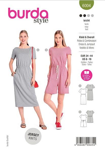 Cut for dress and jumpsuit 6004