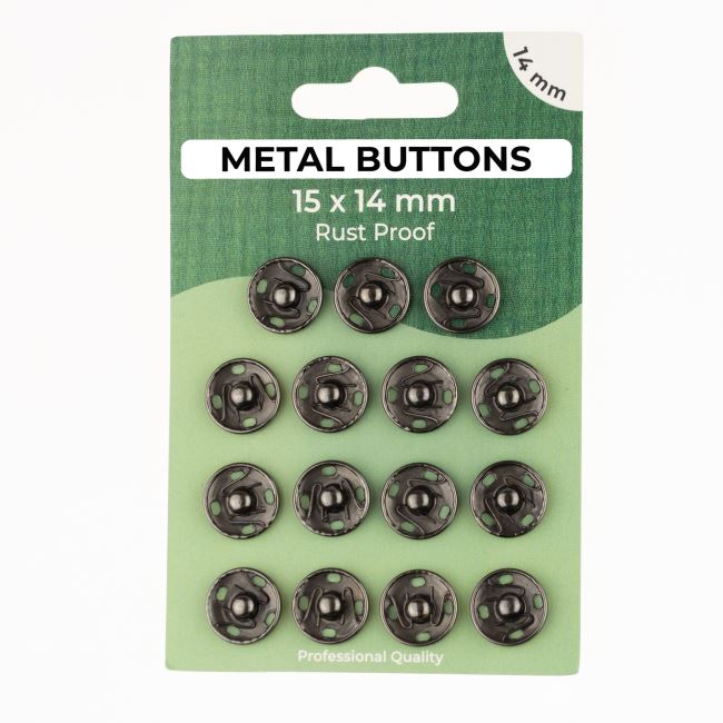 Patent - push button anthracite color 14 mm 185602