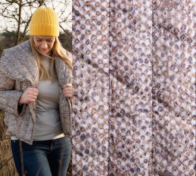 Seam in light green color with animal print 207669/0002