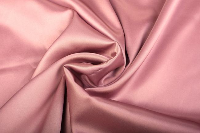 Elastic silk in old pink color 605692/5017