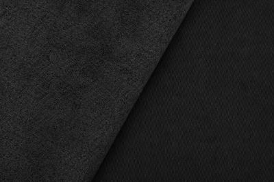 Artificial suede in black color CSCLC-2673/15