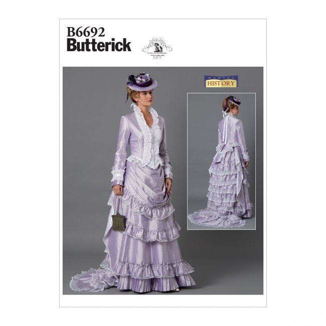 Butterick Cut for Women's Vintage Dress Size 36-44 B6692-A5