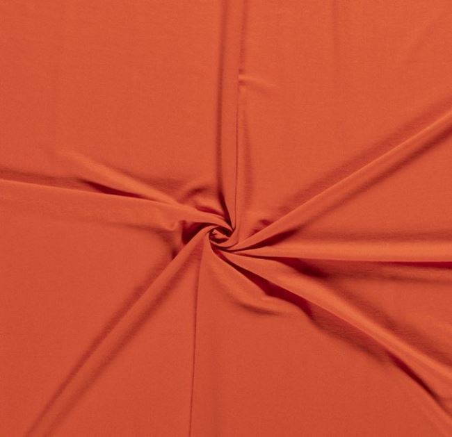 Viscose knit in orange color 02194/836