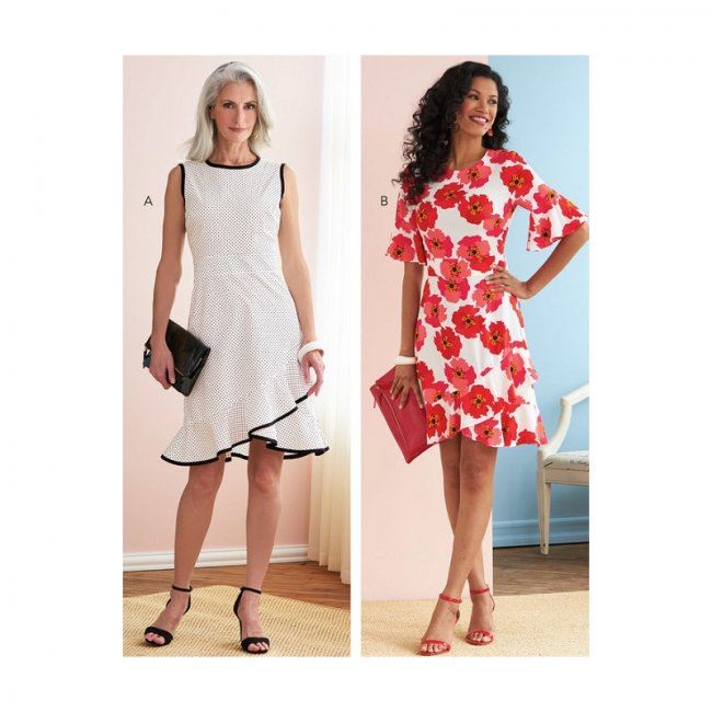 Butterick cut for dresses in sizes 40-48 B6729-E5