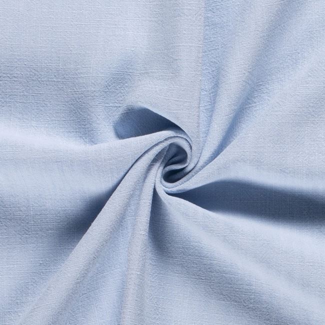 Stonewashed linen in light blue color 02155/002