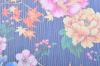 Blue blouse with floral print 10231/008