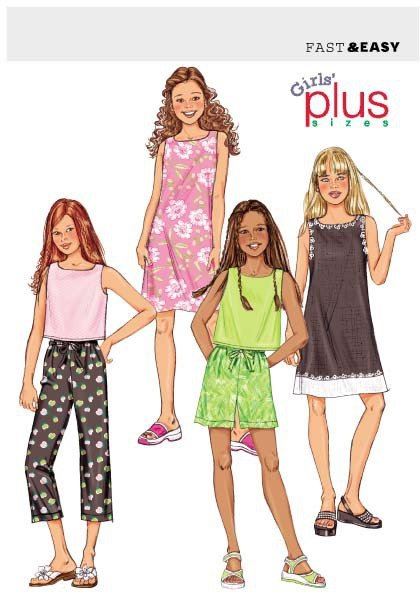 Butterick cut for girls' clothing in size 10-16 3860/10