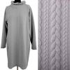 Knitwear in gray color with braids 13423/178
