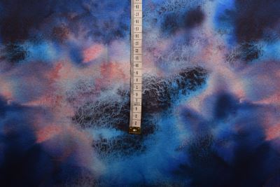 Softshell in blue color with digital abstract print NL31833/C (3)