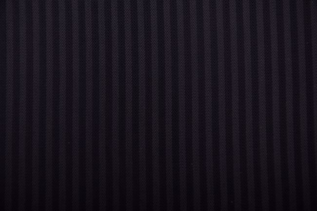 Viscose lining in black with woven stripe pattern PO16