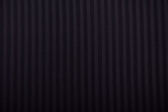 Viscose lining in black with woven stripe pattern PO16