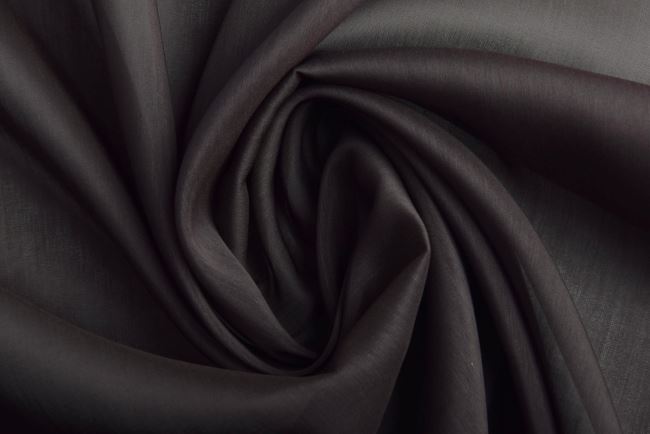 Silk batiste in brown color 0294/100