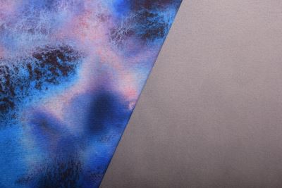 Softshell in blue color with digital abstract print NL31833/C (5)