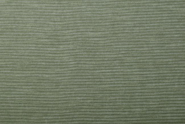 Viscose knitwear in khaki color with a fine stripe motif PAR162