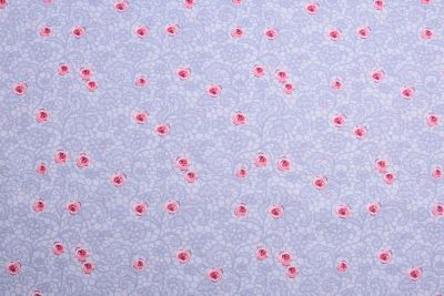Poplin in light blue with a print of small flowers 19401/002 (1)