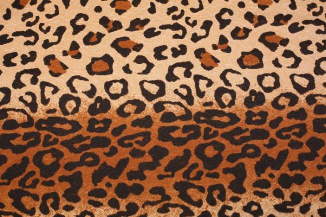 Decorative fabric with leopard animal motif 1120/053