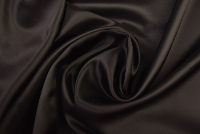 Polyester lining in brown color PO27