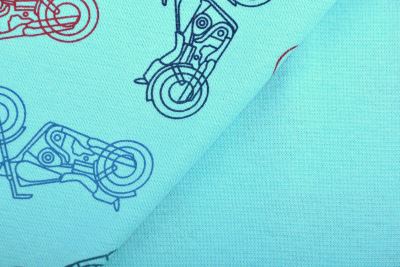 Cotton knitwear in blue with motorbike print TU54343/2 (5)