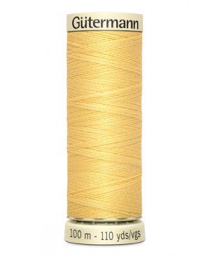 Universal sewing thread Gütermann in light yellow color 7